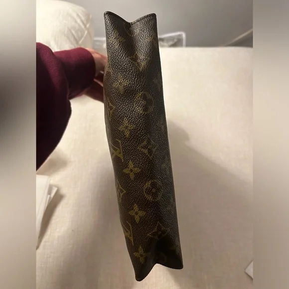 Louis Vuitton Authentic Vintage Monogram Canvas Pouch Cosmetic Bag Clutch - Picture 11 of 12